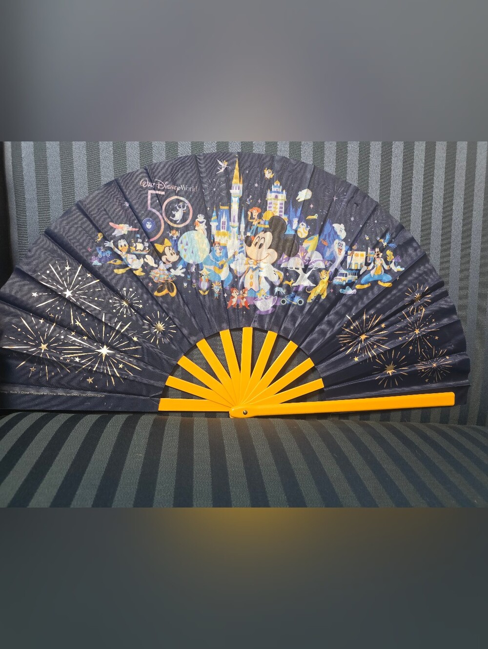 Disney Folding Fan - 50th Anniversary - Mickey & Friends